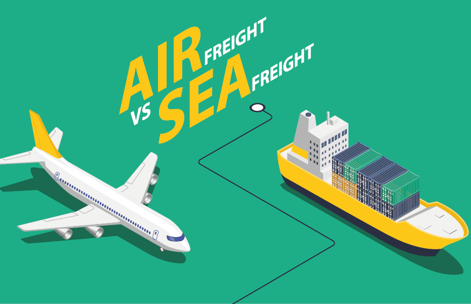 A flowchart illustrating the 8-step logic and process of air conditional logistics services.