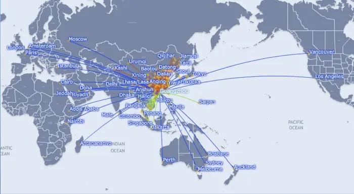 Guangzhou Baiyun Airport cargo hub for international air freight