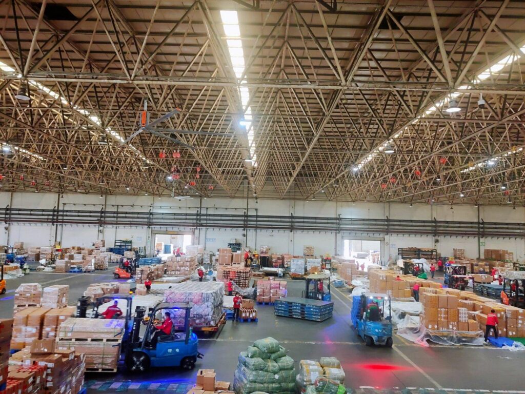 Guangzhou Baiyun Airport air cargo hub for international freight