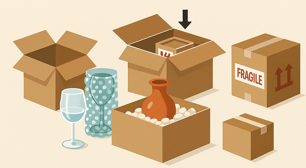 Choosing a service for small or fragile shipments